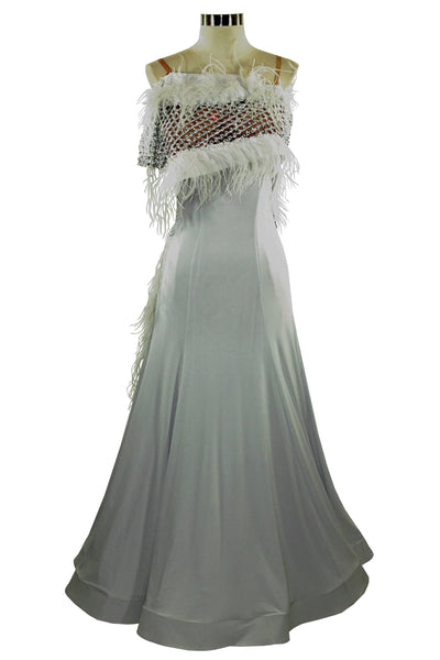 Light Turquoise Ballroom Gown for rent or sale in Houston-International  Dance Design