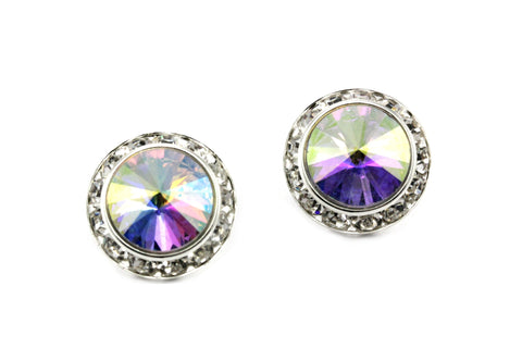 Crystal AB Jewel Studs